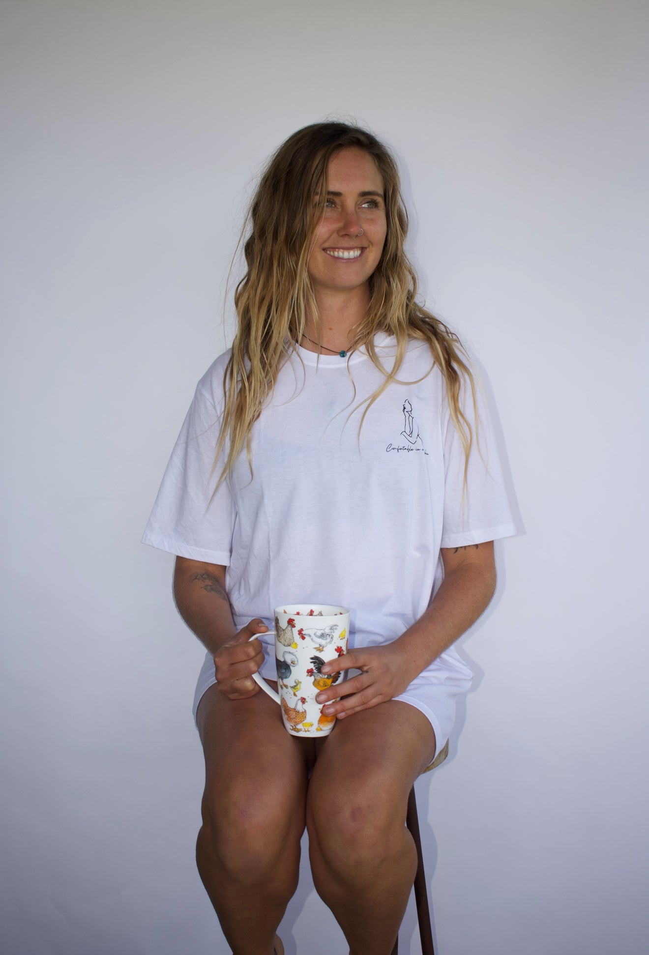 Comfortable In My Skin Iconic Oversized Tee